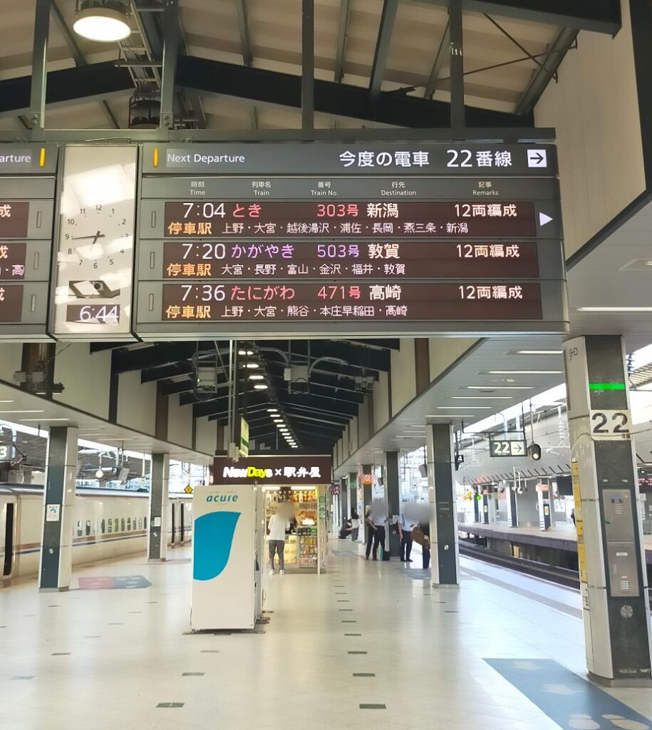 東京駅ホーム